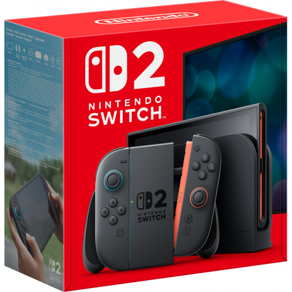 Игровая приставка Nintendo Switch 2, черный в Череповце