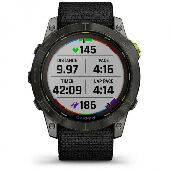 Умные часы Garmin Enduro 2 угольно-серый DLC титановый с нейлоновым ремешком UltraFit 010-02754-01 в Череповце
