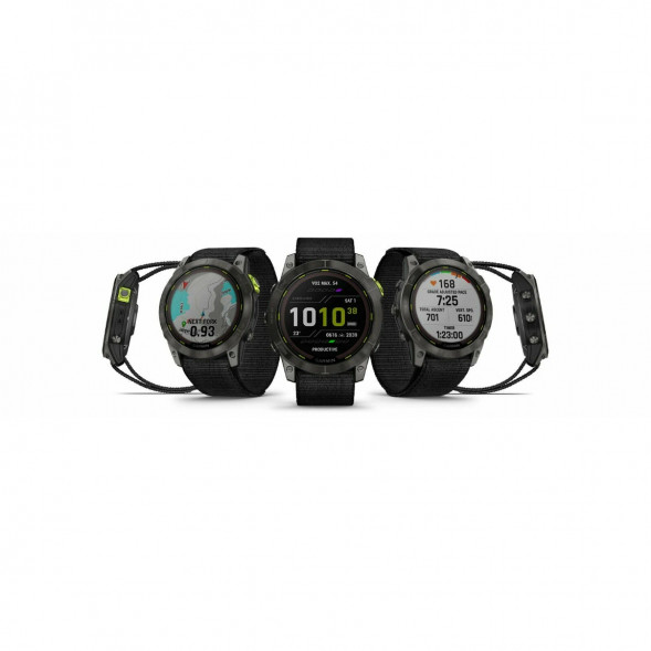 Умные часы Garmin Enduro 2 угольно-серый DLC титановый с нейлоновым ремешком UltraFit 010-02754-01 в Череповце