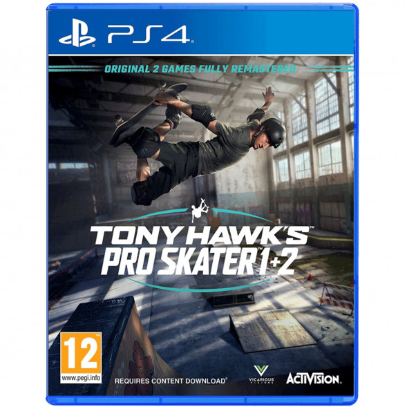 Игра Tony Hawk&amp;#039;s Pro Skater 1 + 2 [PS4, английская версия] в Череповце
