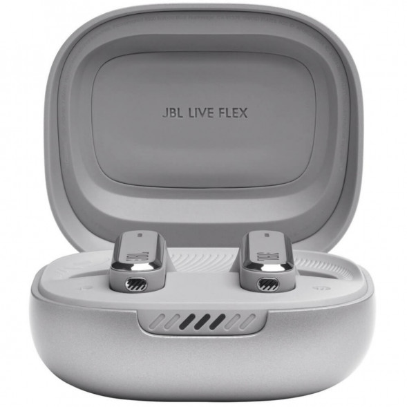 Беспроводные наушники JBL Live Flex, серебристый в Череповце