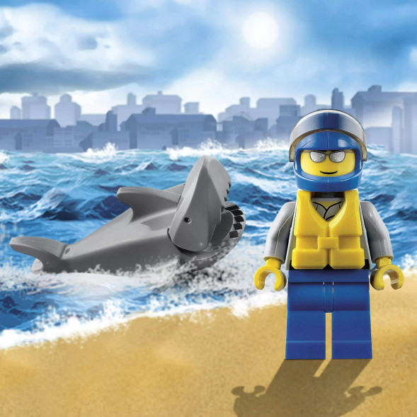 Конструктор LEGO City 60011 Спасение сёрфингиста в Череповце