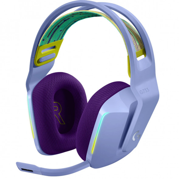 Игровая гарнитура Logitech G733 RGB Lightspeed Wireless, сиреневый в Череповце
