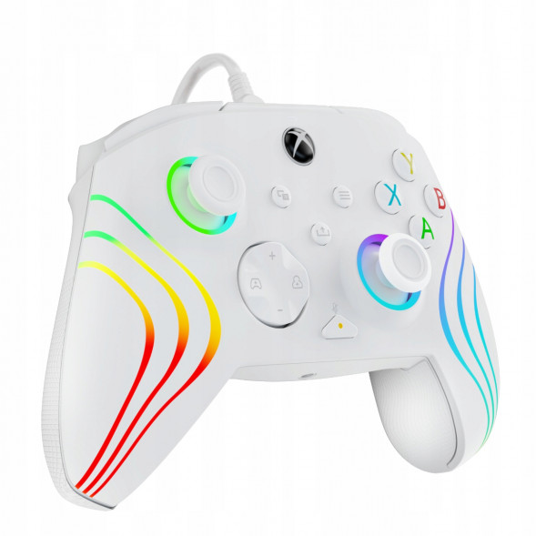 Геймпад проводной PDP для Xbox Afterglow Wave, White в Череповце