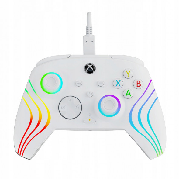 Геймпад проводной PDP для Xbox Afterglow Wave, White в Череповце
