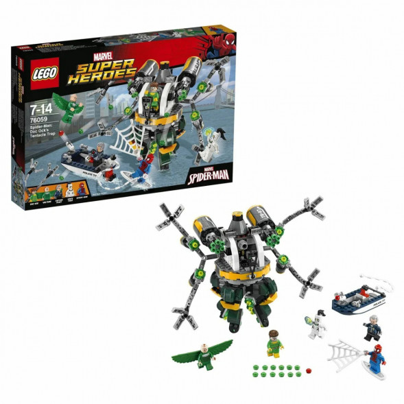 Конструктор LEGO Super Heroes 76059 Человек-паук: в ловушке Доктора Осьминога в Череповце