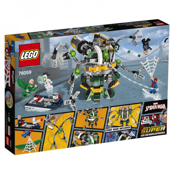 Конструктор LEGO Super Heroes 76059 Человек-паук: в ловушке Доктора Осьминога в Череповце