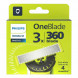 Сменные лезвия Philips OneBlade 360 QP430/50, 3 штуки в Череповце