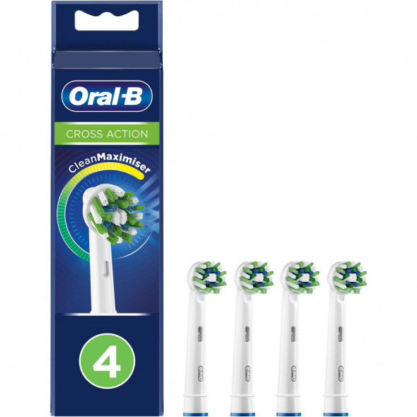 Насадки на зубные щетки Oral-B Cross Action, 4 шт. в Череповце