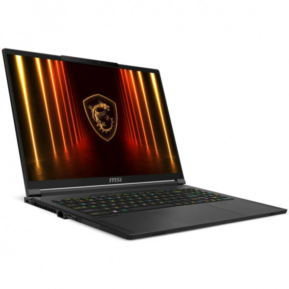 Ноутбук игровой MSI Stealth 16 AI A2HWFG-086XRU (16&amp;quot;, Intel Core Ultra 7, 32ГБ, 1ТБ SSD, RTX 5060, FreeDOS), черный в Череповце