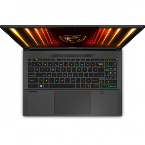 Ноутбук игровой MSI Stealth 16 AI A2HWFG-086XRU (16&amp;quot;, Intel Core Ultra 7, 32ГБ, 1ТБ SSD, RTX 5060, FreeDOS), черный в Череповце
