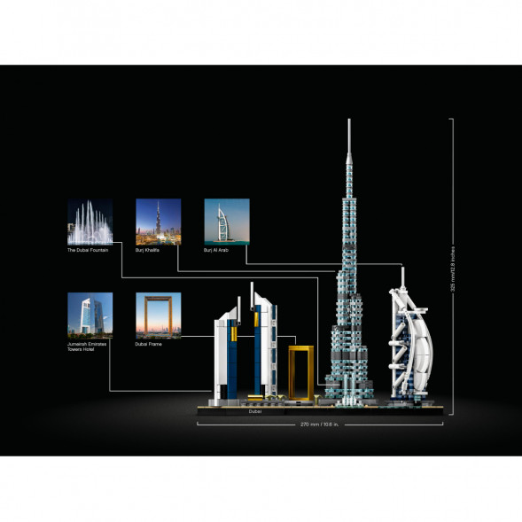 Конструктор LEGO Architecture 21052 Дубай в Череповце