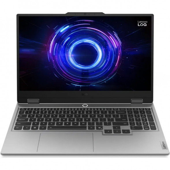 Ноутбук Lenovo LOQ 15IRX10 (83JE00WTIN) (15.6&amp;quot;, IPS, Intel Core i7 14700HX 2.1ГГц, 20-ядерный, 16ГБ DDR5, 1ТБ SSD, NVIDIA GeForce RTX 5060 - 8 ГБ, без ОС), серый в Череповце