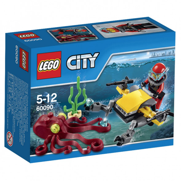 Конструктор LEGO City Deep Sea Explorers 60090 Глубоководный скутер в Череповце