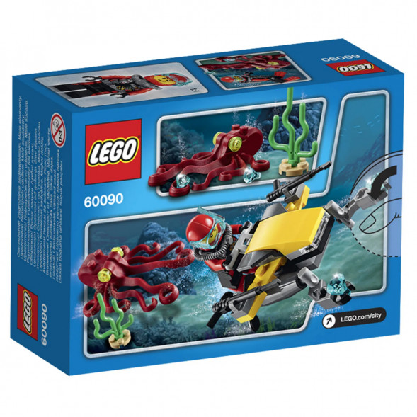 Конструктор LEGO City Deep Sea Explorers 60090 Глубоководный скутер в Череповце
