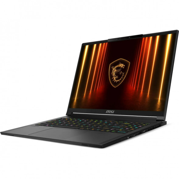 Ноутбук MSI Stealth A16 AI+ A3HWHG-239XRU (16&amp;quot;, OLED, AMD Ryzen AI 9 365 2ГГц, 10 ядер, 32ГБ LPDDR5x, 1ТБ SSD, NVIDIA GeForce RTX 5070 Ti, без ОС), черный в Череповце