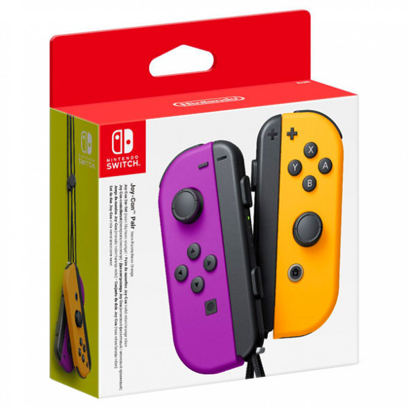 Геймпад Nintendo Switch Joy-Con controllers Duo, фиолетовый/оранжевый в Череповце