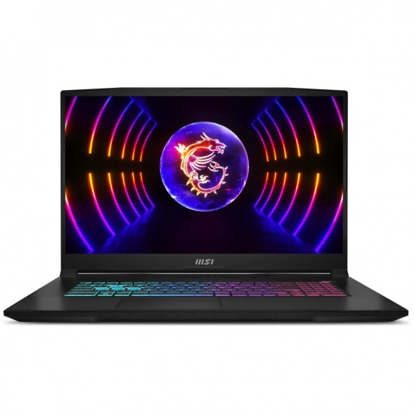 Ноутбук MSI Katana 17 B13VEK-1622XRUY (17.3&amp;quot;, IPS, Intel Core i7 13620H 2.4ГГц, 10 ядер, 16ГБ DDR5, 512ГБ SSD, NVIDIA GeForce RTX 4050 - 6 ГБ, FreeDOS), черный в Череповце