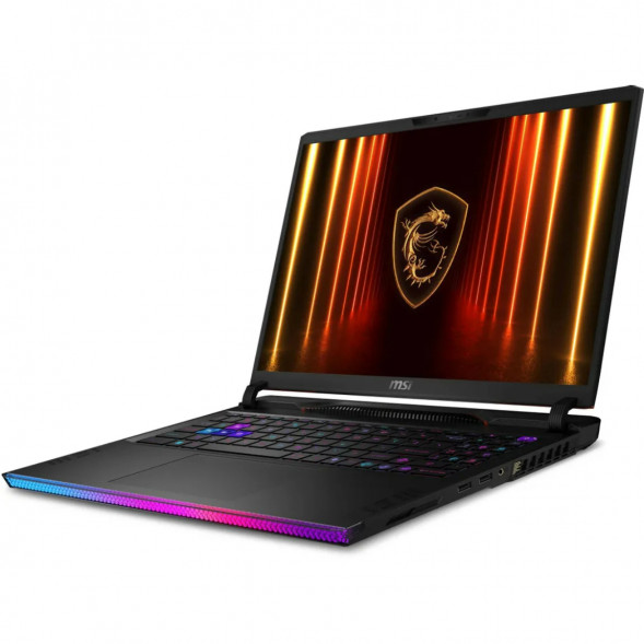 Ноутбук MSI Raider 16 HX AI A2XWHG-814XRU (16&amp;quot;, IPS, Intel Core Ultra 7 255HX 2.4ГГц, 20 ядер, 32ГБ DDR5, 1ТБ SSD, NVIDIA GeForce RTX 5070 Ti 12 ГБ, FreeDOS), черный в Череповце