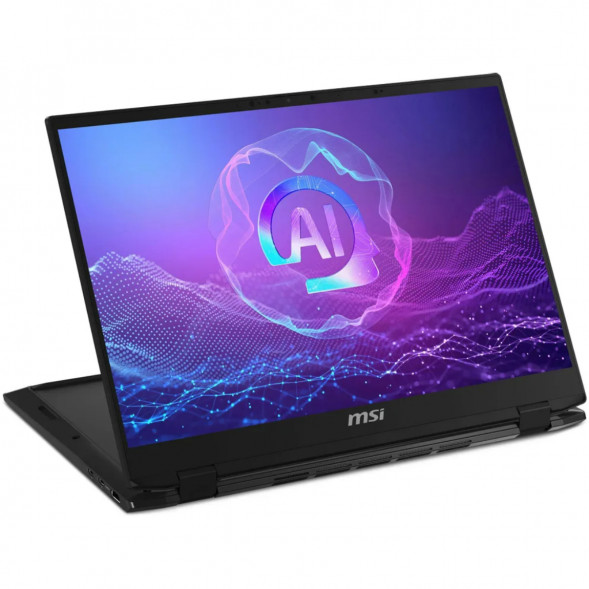 Ноутбук трансформер MSI Summit 16 AI Evo A2HMTG-057RU (16&amp;quot;, IPS, Intel Core Ultra 7 255H 2ГГц, 16 ядер, 16ГБ LPDDR5, 1ТБ SSD, Intel Arc 140T, Windows 11 Home), черный в Череповце