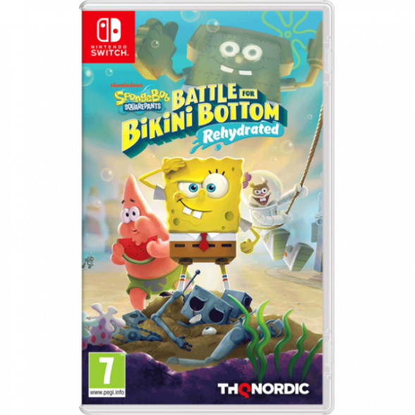 Игра SpongeBob SquarePants: Battle for Bikini Bottom - Rehydrated [Nintendo Switch, русские субтитры] в Череповце