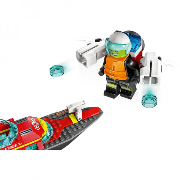 Конструктор LEGO City 60373 &amp;quot;Пожарно-спасательная лодка&amp;quot;, 144 деталей в Череповце