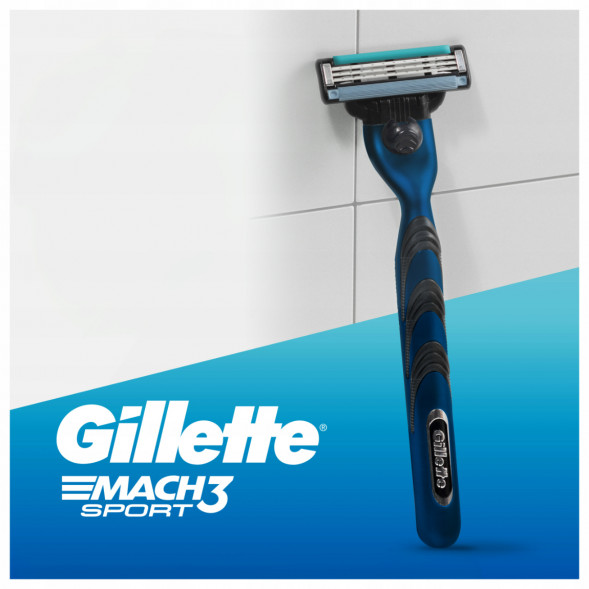 Лезвия для бритвы Gillette Mach3 Sport, 15 шт. в Череповце