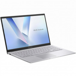 Ноутбук ASUS Vivobook 15 X1504MA-BQ058 (15.6", IPS, Intel Core 5 320 1.5ГГц, 6 ядер, 16ГБ DDR5, 512ГБ SSD, Intel Graphics, без ОС), серебристый