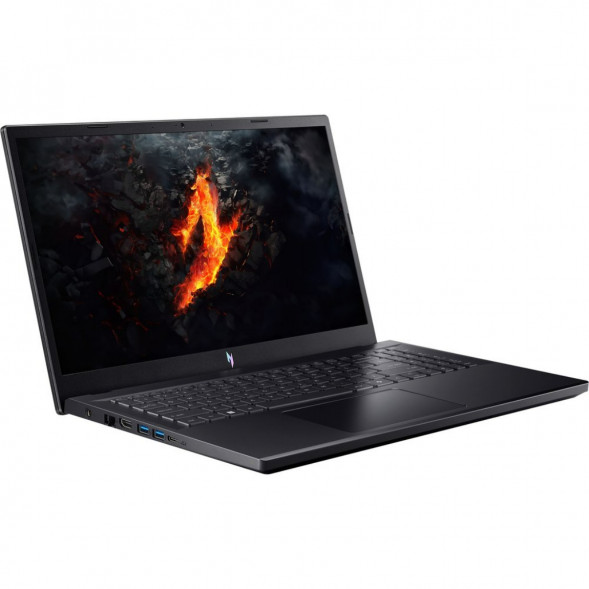 Ноутбук Acer Nitro V 15 ANV15-52-92DD (15.6&amp;quot;, IPS, Intel Core i9 13900H 2.6ГГц, 14 ядер, 16ГБ DDR5, 512ГБ SSD, NVIDIA GeForce RTX 5060 - 8 ГБ, без ОС), черный в Череповце