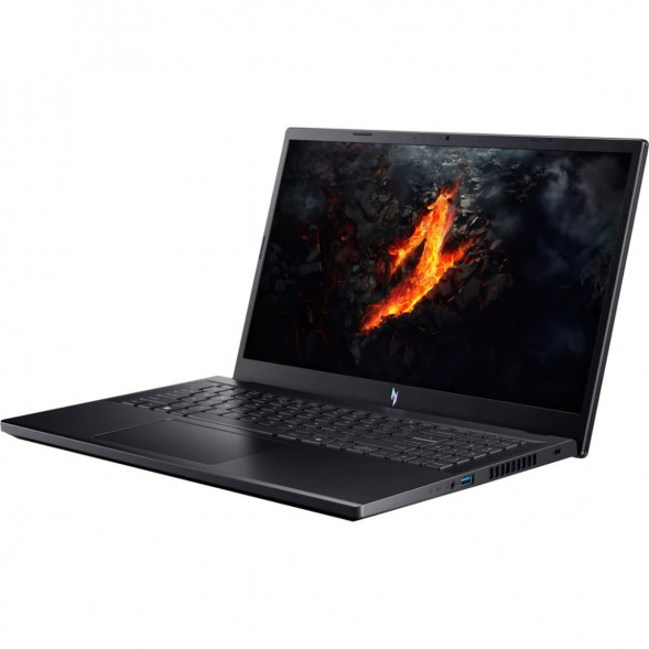 Ноутбук Acer Nitro V 15 ANV15-52-92DD (15.6&amp;quot;, IPS, Intel Core i9 13900H 2.6ГГц, 14 ядер, 16ГБ DDR5, 512ГБ SSD, NVIDIA GeForce RTX 5060 - 8 ГБ, без ОС), черный в Череповце