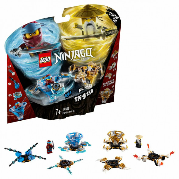 Конструктор LEGO Ninjago 70663 Ния и Ву: мастера Кружитцу в Череповце